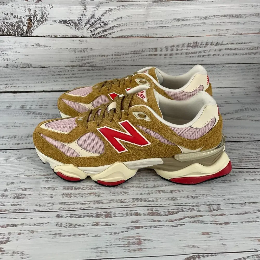 New Balance 9060 Mens US 12 D Lifestyle Sneakers Beige Pink